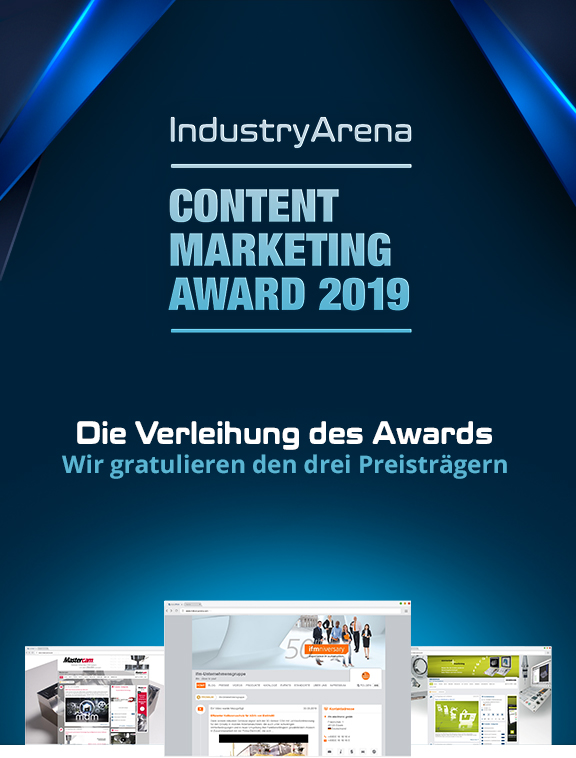 Wir gratulieren den drei Content Marketing Preisträgern 2019