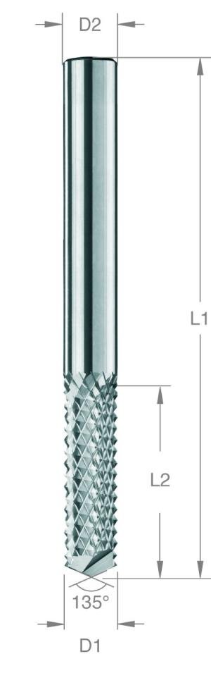 Carbon-End mill 2F