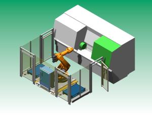 Modular „loading cell“ for processing machines
