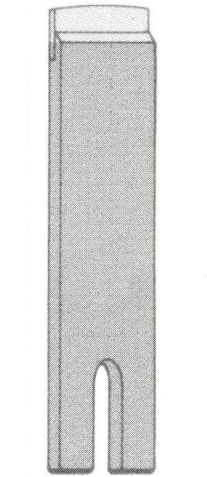 Schabeklinge Halbmond - R 150/20