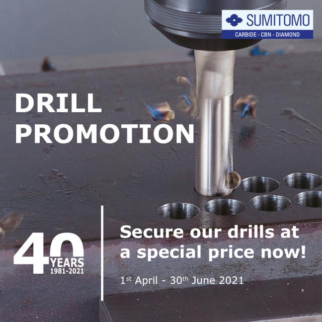 40 years drill promotion