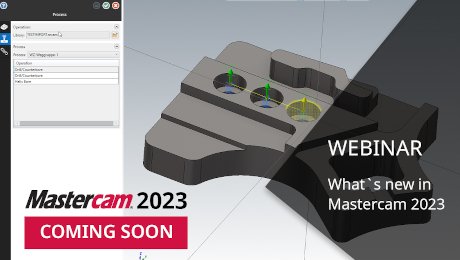 Webinar What`s new in Mastercam 2023 - InterCAM-Deutschland GmbH