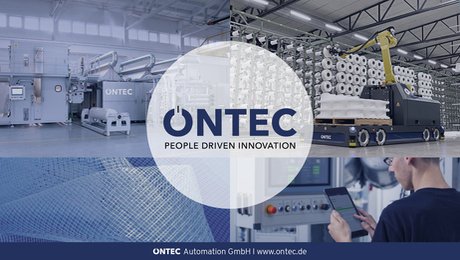 Webinar ONTEC People Driven Innovation: State of the Art Robotic , Automation and Laid Scrim Solutions in combination with IoT /SPSCOMM. - ONTEC Automation GmbH