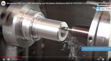 Simulation und CNC-Bearbeitung mit Mastercam Mill-Turn