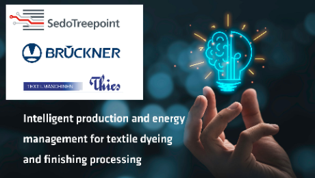 Intelligent production and energy management for textile dyeing and finishing processing