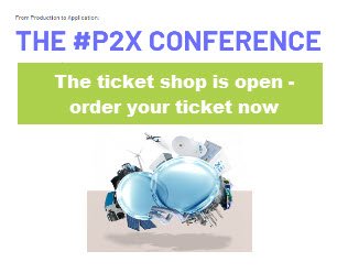 #P2X Conference: ticket shop is open