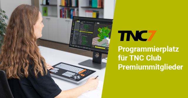 Der TNC7 Programmierplatz mit Bedienfeld jetzt für Premiummitglieder des TNC Clubs!