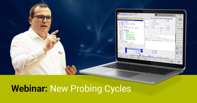 Webinar: New probing cycles for HEIDENHAIN controls