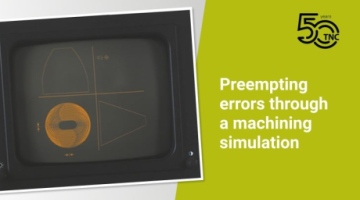 TNC users could visually simulate NC programs as early as 1984