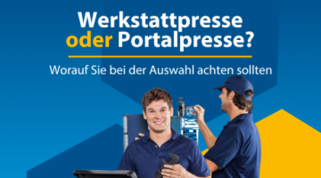 Werkstattpresse oder Portalpresse? Auswahlkriterien für die Praxis 💡