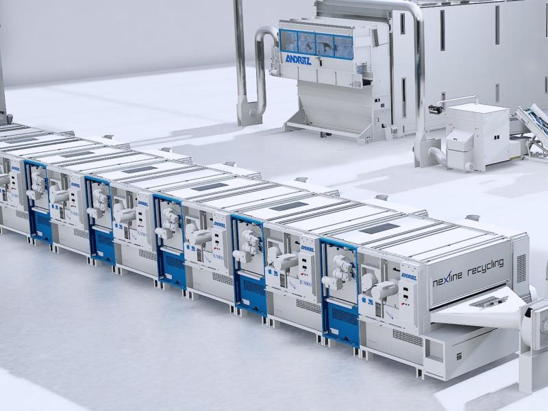 A Penteadora starts up ANDRITZ textile recycling and needlepunch nonwoven lines in Portugal