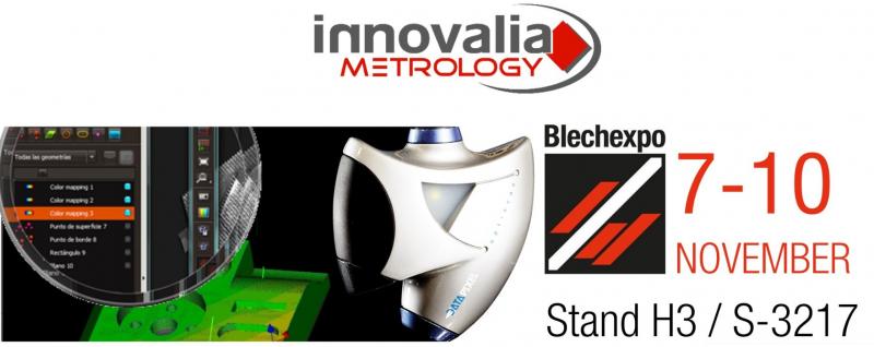 Innovalia Metrology presenta soluciones de Metrologia 4.0 en Blechexpo, Sttutgart 