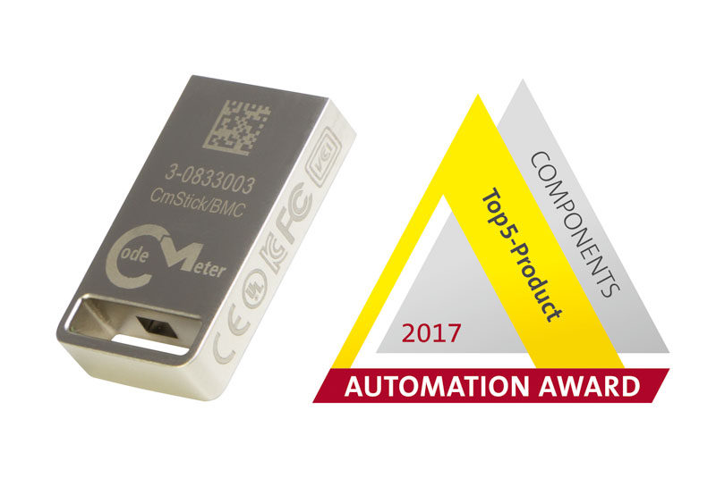 Die neue Schutzhardware CmStick/BMC wird erstmals während der SPS IPC Drives vorgestellt und ist gleichzeitig für den Automation Award nominiert.