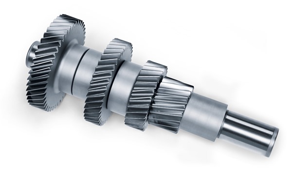 Also suitable for gear shafts. Heat-shrinking the gear shaft components makes for a compact construction and high functional density, as the gears can be brought right up to the shoulders. 