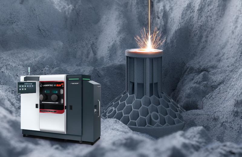 The LASERTEC 30 SLM impresses with its high level of process reliability and efficiency on the market for additive systems for selective laser melting. Its flexible powder module enables a powder changeover in under two hours. 