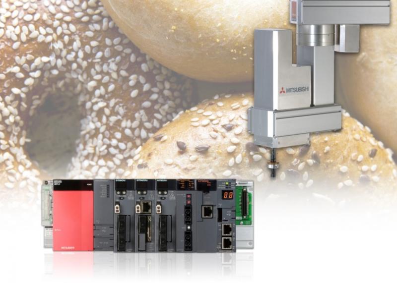 Mitsubishi Electric has an extensive performance portfolio for the baked products industry. From the automation of simple inverter-controlled dough mixing applications to complex controllers and production-increasing robotic technology.