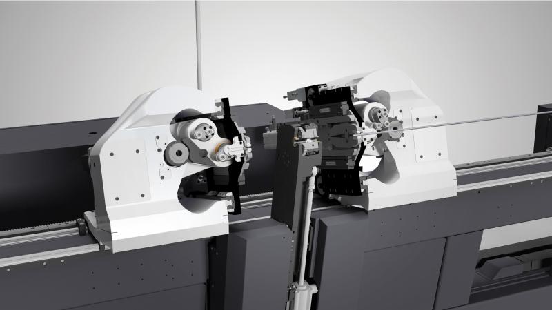 BLM GROUP is consolidating its presence in the metal wire bending world with a new twin head bending system. The DH4010VGP is a further development of BLM GROUP in this product type and implements important new features to increase productivity and flexibility with respect to older systems.