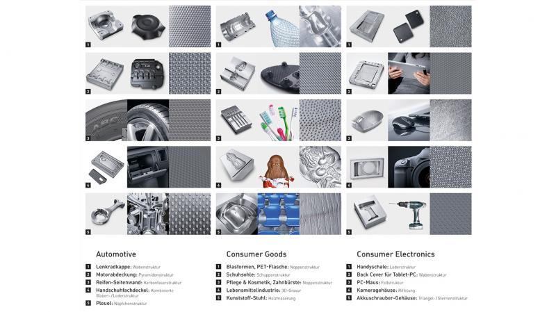 Die LASERTEC Shape Technologie bietet absolute Designfreiheit für alle Bereiche Werkzeug- und Formenbaus.