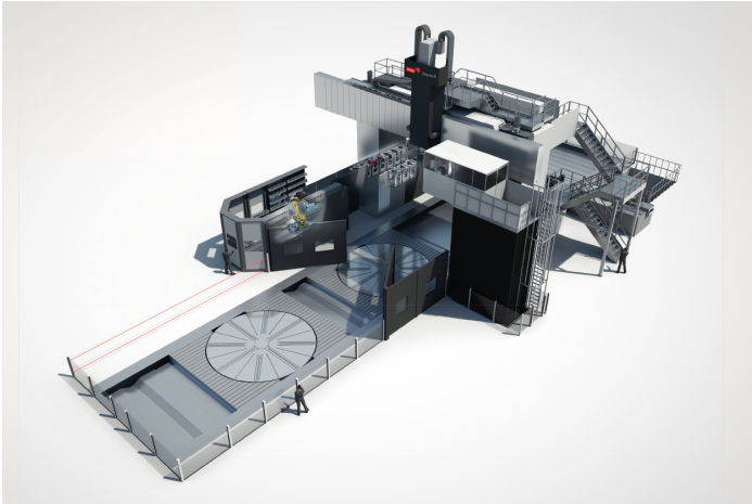 Investment in the XXL future: For their new Center for Advanced Large
Manufacturing, Metalex, based in Cincinnati, Ohio, ordered a six-axis portal machining centre from the Droop+Rein T series by Starrag.