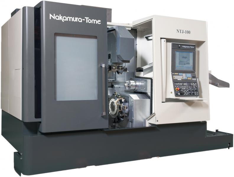 Als smartes Multitalent empfiehlt die Hommel Gruppe das 10-Achsen-Dreh-Fräszentrum NTJ-100 des japanischen Werkzeugmaschinenherstellers Nakamura-Tome.