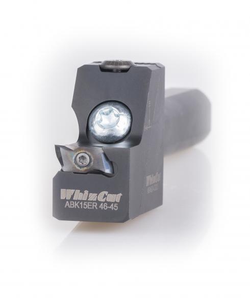 WhizAdjust is a modern toolholder system that allows for very quick and accurate height adjustment - without losing any stability and it is perfect for turning against the sub spindle. The fine-tune adjustment screw and stable clamping makes it possible to reach perfect center height - quick and easy. 