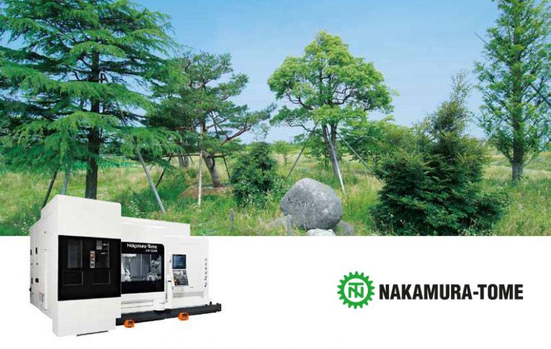 Nakamura-Tome positioniert sich durch seine Nachhaltigkeitsinitiative als ressourcenschonender Hersteller. 