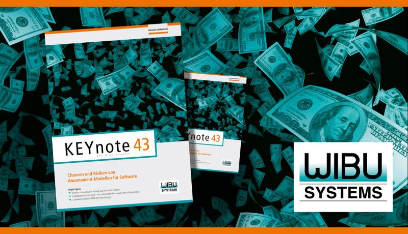 In der Ausgabe 43 des KEYnote-Magazins von Wibu-Systems geht es um Softwareschutz und Lizenzierung für additive Fertigung, Abonnement-Modelle und MATLAB-Anwendungen