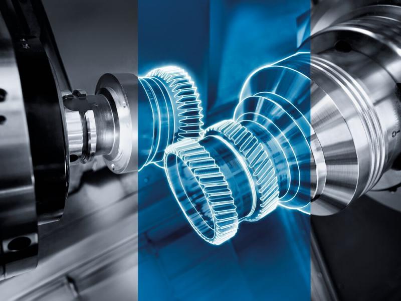 Exclusive DMG MORI technology cycles optimize manufacturing processes by integrating different CNC technologies in one workspace, including gear milling and grinding.