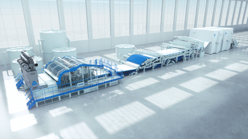 ANDRITZ: The world’s first nonwovens pilot line for wipes with integrated wetlaid pulp process