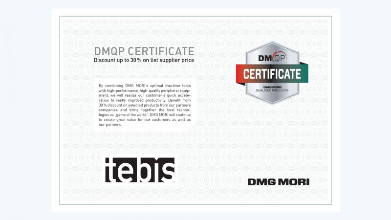 Tebis ist zertifizierter Partner von DMG MORI Qualified Products (DMQP).