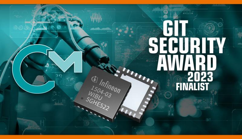 CmASIC, the tiniest hardware secure element from Wibu-Systems, is a top contender for the GIT Security Award 2023.