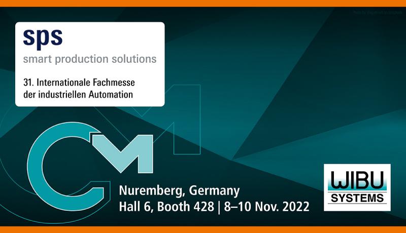The power of Wibu-Systems encryption and licensing technology will be on full display at the SPS expo in its own exhibit, Hall 6, booth 428, as well as in use cases presented by several leading automation companies.