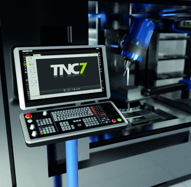 Die TNC7 von HEIDENHAIN unterstützt den Anwender mit durchdachten Lösungen. Etwa mit einem äußerst vielfältigen Zyklenpaket, intelligenten Antastfunktionen und dem grafischen 6D-Einrichten von Spannmitteln und Werkstücken.
