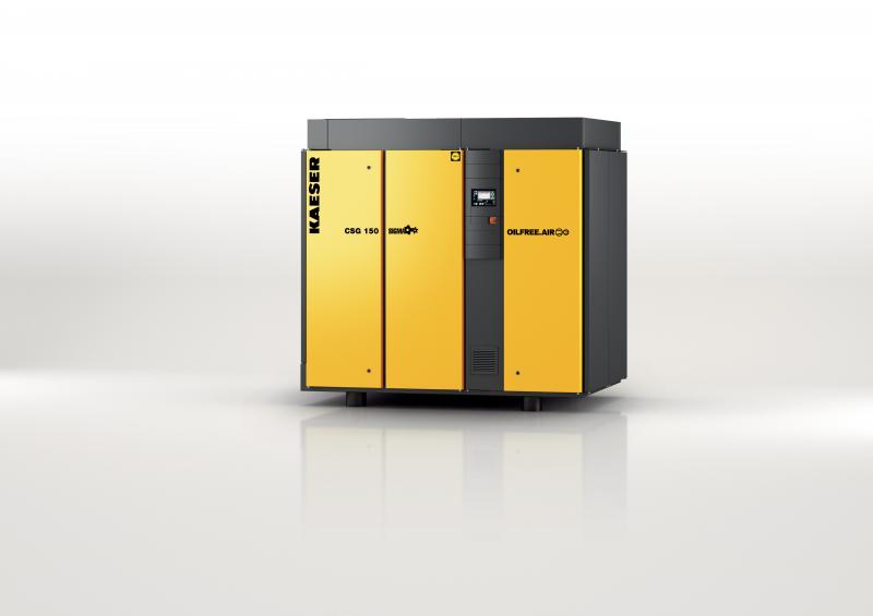 The CSG series delivers compressed air dependably and efficiently for oil-free applications.