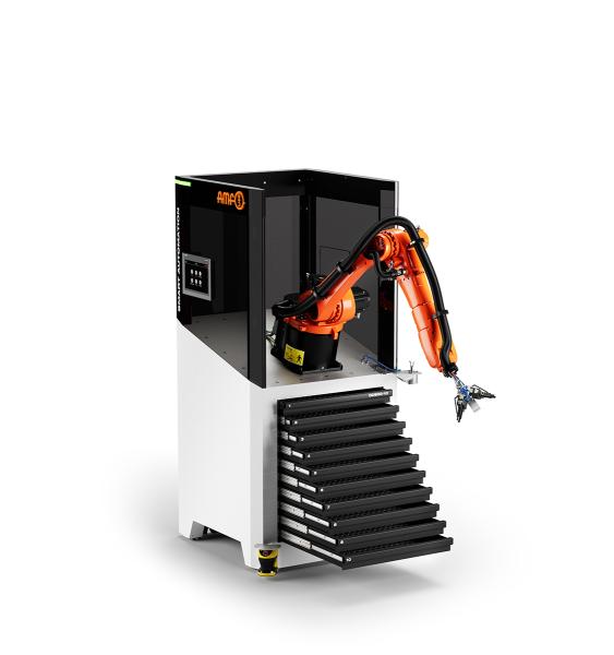 AMF präsentiert Smart Automation - ein flexibles Roboter-Beladesystem für automatisiertes Werkstückhandling. 
