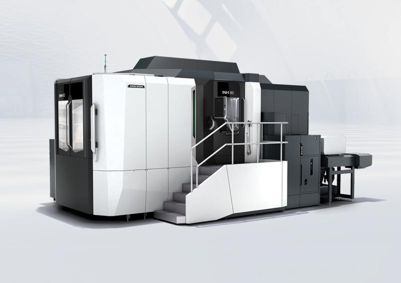 The horizontal machining centers of the INH series combine DMG MORI's unique mechatronic excellence with Machining Transformation (MX) and the pillars of Process Integration, Automation, Digital Transformation (DX) and 
Green Transformation (GX).

