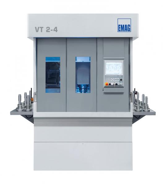 Die VT 2-4 ist eine 4-achsige Wellendrehmaschine für Wellen bis 400 mm Länge und 100 mm Durchmesser.