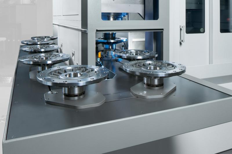 Die modularen Maschinen der VL-Baureihe ermöglichen die Bearbeitung von Werkstücken bis 400 mm Durchmesser.  