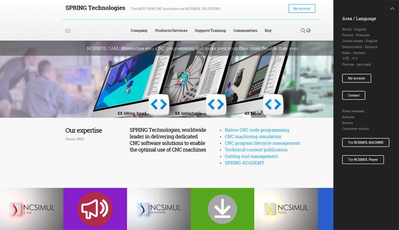 Die neue SPRING Technologies Webseite:  www.ncsimul.com