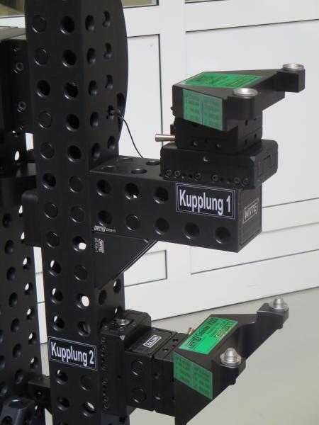 ALUFIX adapter with original hinge mounting and exchange coupling for each model and derivative