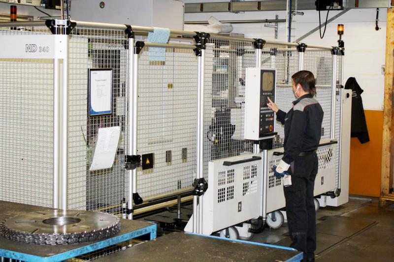 Über vollautomatische Vollmer ND Handlingsysteme kann der schwedische Werkzeughersteller LSAB seine Schärfmaschinen rund um die Uhr einsetzen.