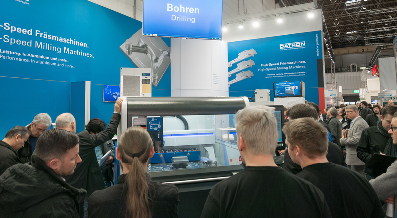 At the international exhibition of technologies and metalworking from 23 to 27 February the lead products of DATRON - M8Cube and MLCube LS – were live demonstrated producing different workpieces. Simultaneously, the engineering company used the exhibition to highlight its long-standing expertise in the tool sector.