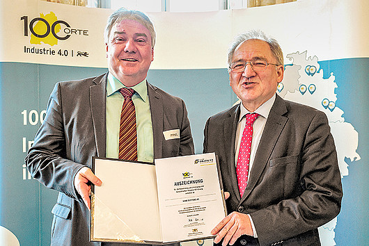 Award “100 Locations for Industrie 4.0 in Baden-Wuerttemberg”