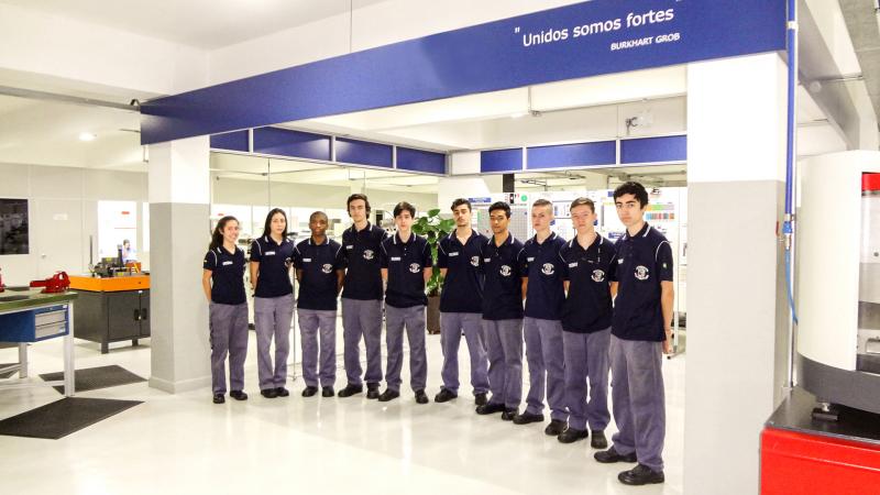 GROB-Auszubildende in São Paulo