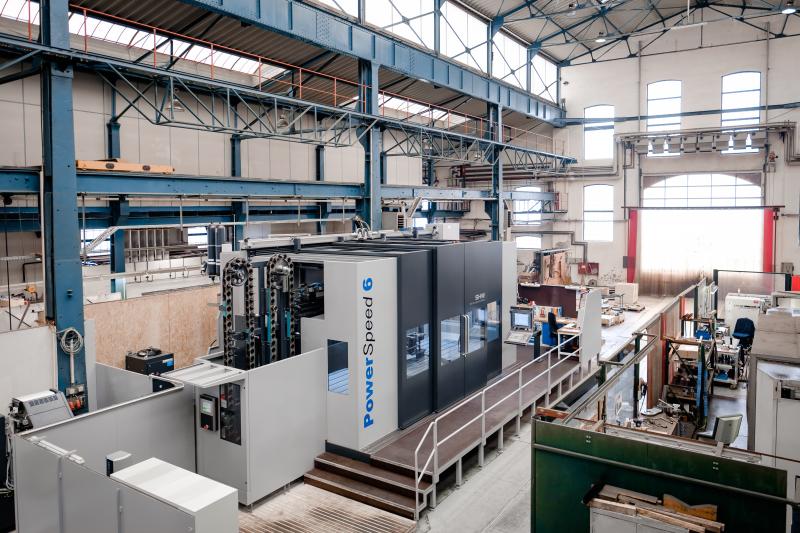 Montagebau-Neptun Rostock uses the new flexibility it has gained from the PowerSpeed 6 by SHW Werkzeugmaschinen for its production of large-sized parts and assemblies for shipbuilding, machine construction, the petrochemical industry and the offshore wind energy sector.