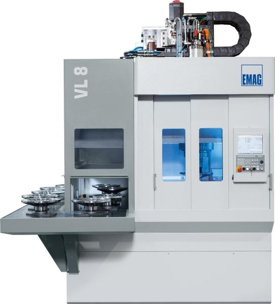 The VL 8 vertical turning centre provides a step-up in performance when it comes to the machining of large workpieces, such as components for HGV powertrains. 