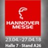 Hannover Messe 2018 - Besuchen Sie uns auf der HMI 2018!