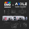 Discover AXILE 5A @ 2023 EMO- Advanced Agile 5 Axis machining center with digital Automation and ART