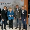 Merkel and Obama visit ifm's trade fair stand