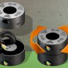 Compact rotation module for tight spaces